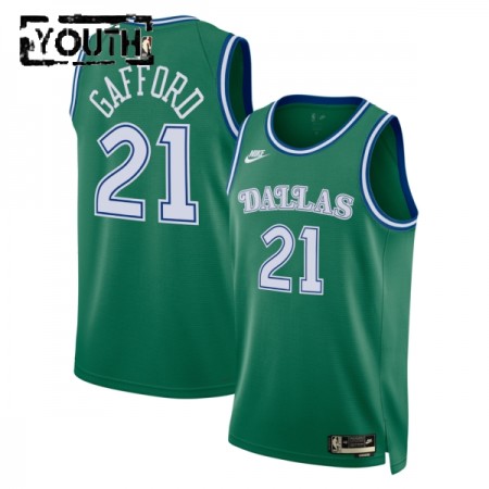 Dres Dallas Mavericks Daniel Gafford Nike 2025-26 Classic Edition Zelena Swingman - Dječji